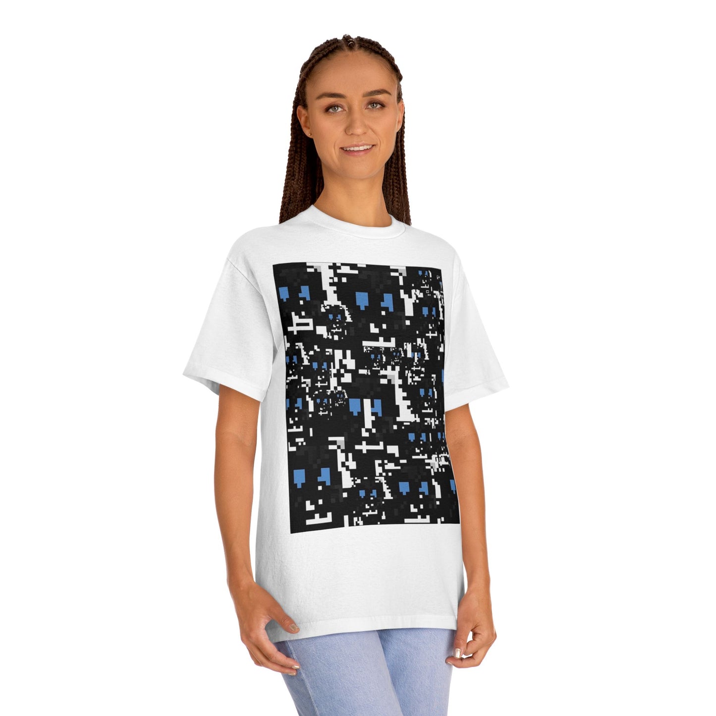 Anti-Surveillance Shirt – Facial Recognition Blocking Design, Privacy Shirt, Blocks Face Detection, Anti-AI Pattern