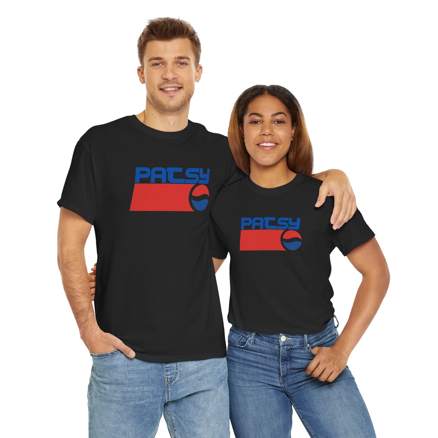 Patsy Parodies Famous Brands Unisex Gift 100% Cotton Humorous T-Shirt Spoof Ware Soda Pepsi Scam Sugar Beverages Pop Liquid Death Cola Syrup