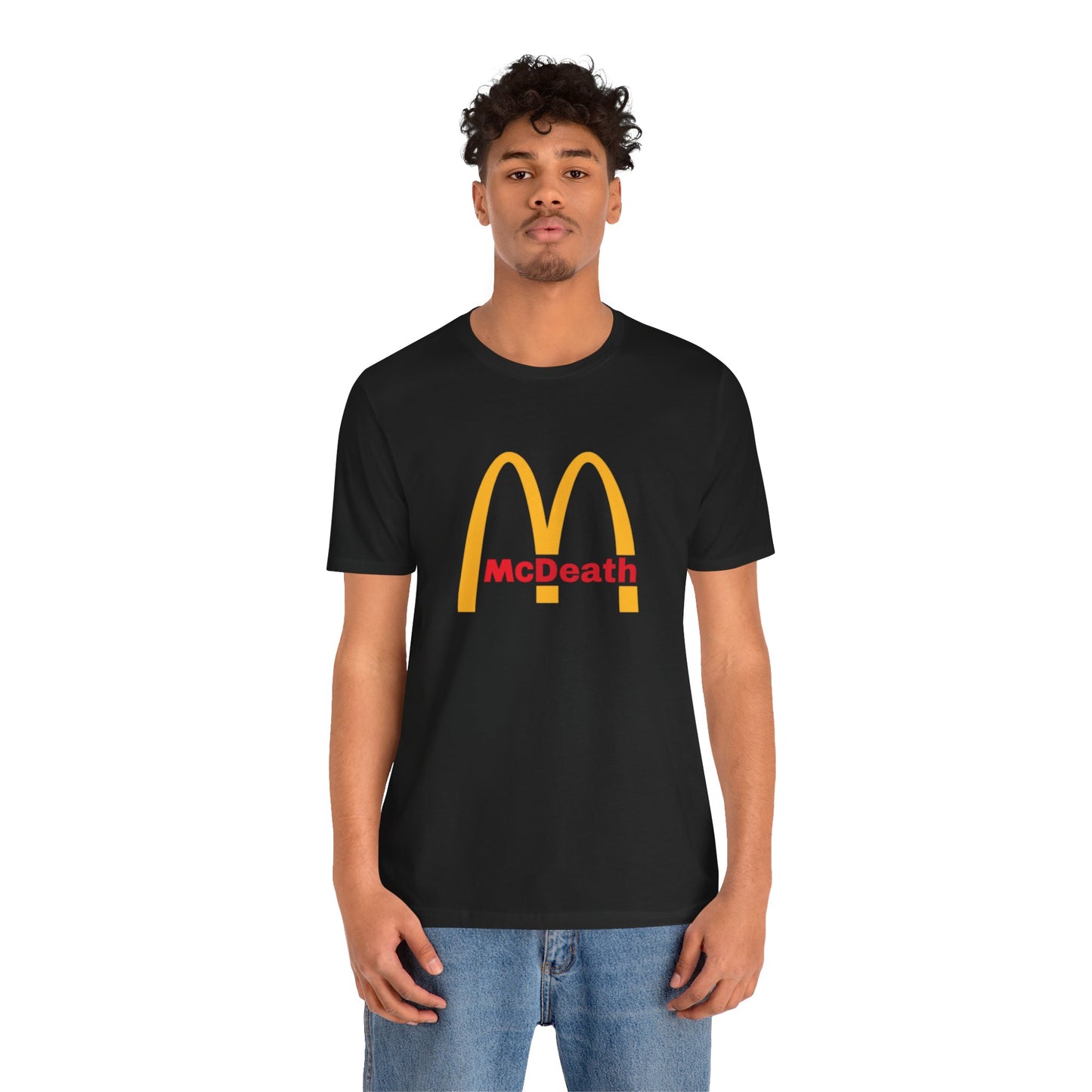 McDeath Famous Brands Parodies 100% Cotton Unisex Tees Humorous T-Shirts Sugar Fast Food Diabetes Cancer Unhealthy Healthy Fat Heart