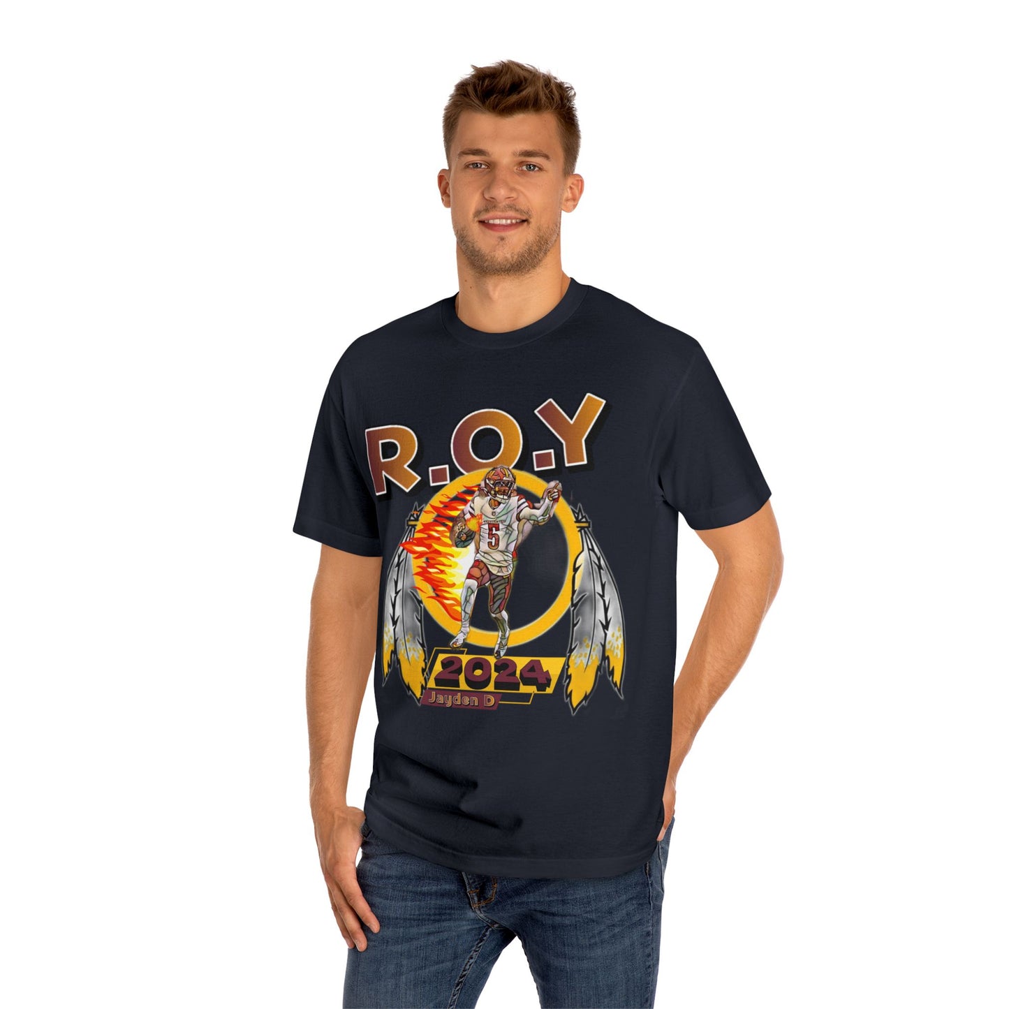 R.O.Y Rookie Of The Year Washington Football qb jayden t-shirt, rookie of the year, washington dc, qb, R.O.Y, district of columbia, the capitol, mvp