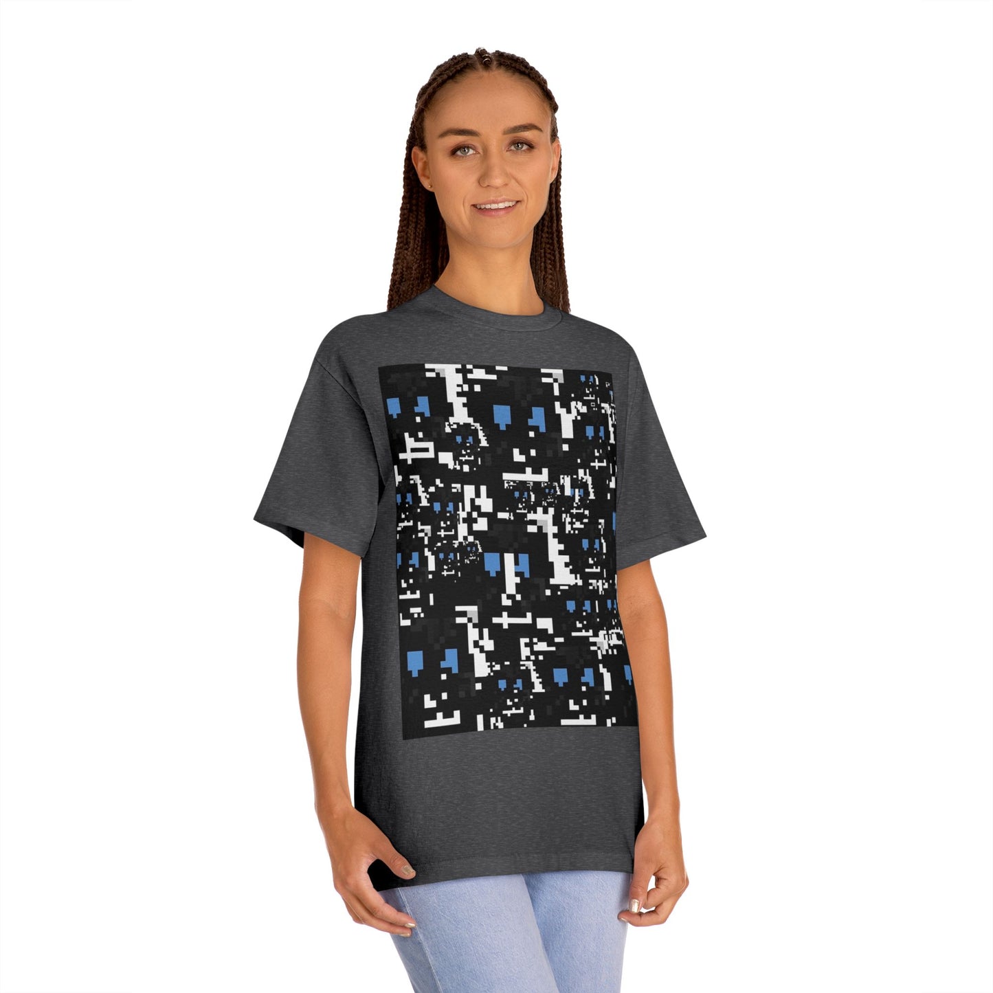 Anti-Surveillance Shirt – Facial Recognition Blocking Design, Privacy Shirt, Blocks Face Detection, Anti-AI Pattern