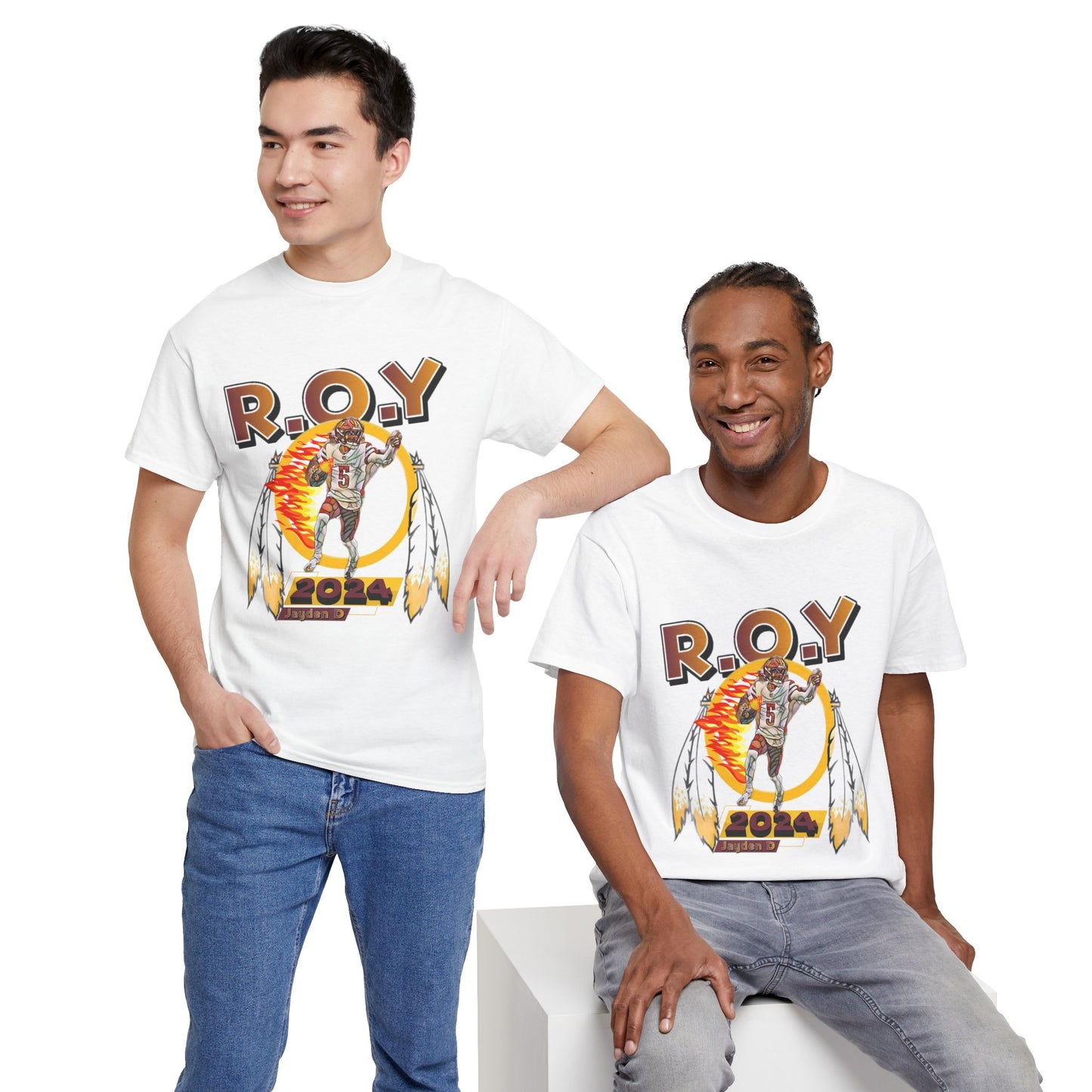 R.O.Y Washington Football qb jayden t-shirt, rookie of the year, washington dc, qb, R.O.Y, district of columbia, the capitol, mvp