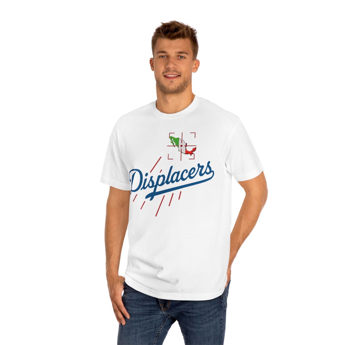 Displacers Facial Recognition Mexico Shirt-Gentrify This (Dodgers Parody – Deportation & Displacement Truth Tee)