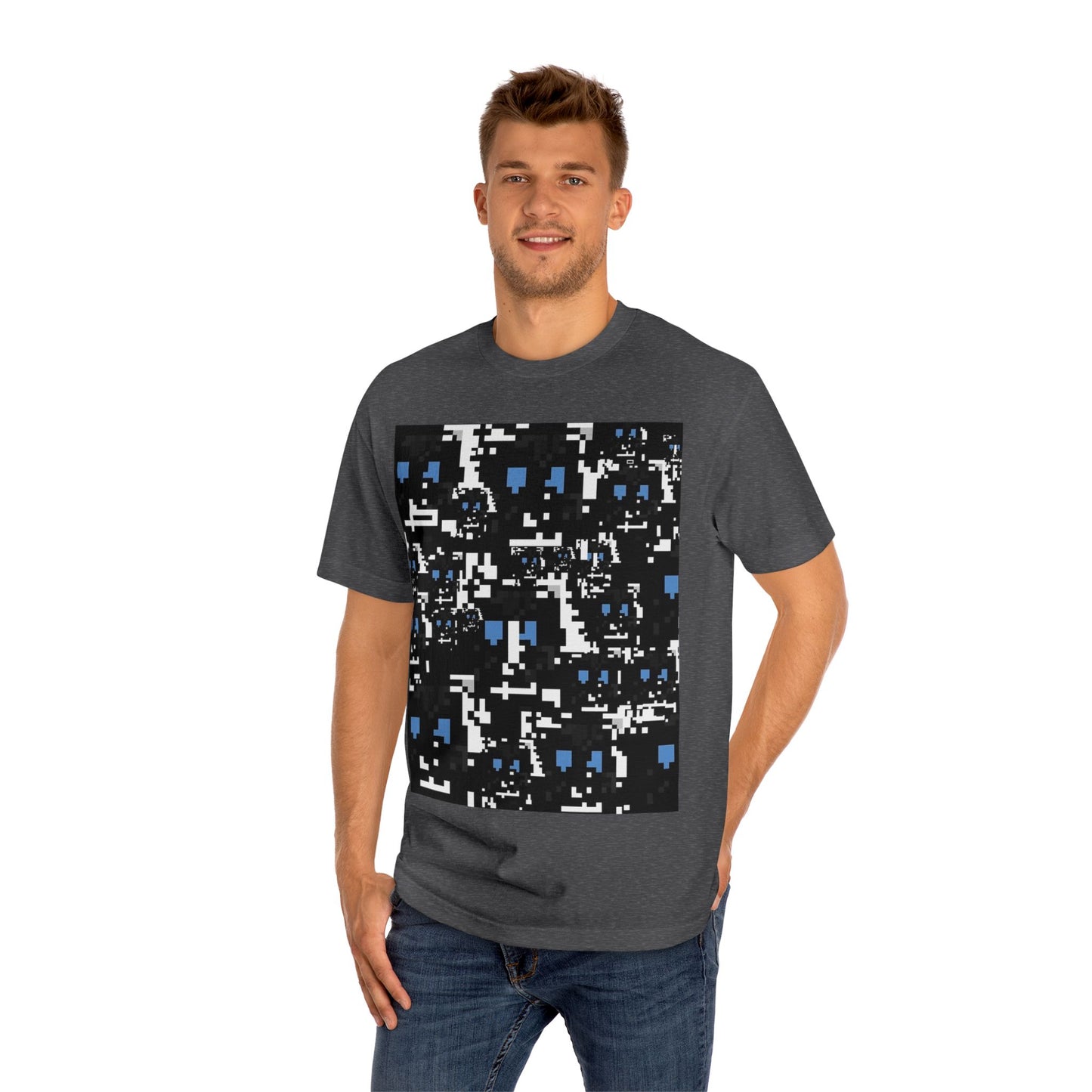 Anti-Surveillance Shirt – Facial Recognition Blocking Design, Privacy Shirt, Blocks Face Detection, Anti-AI Pattern