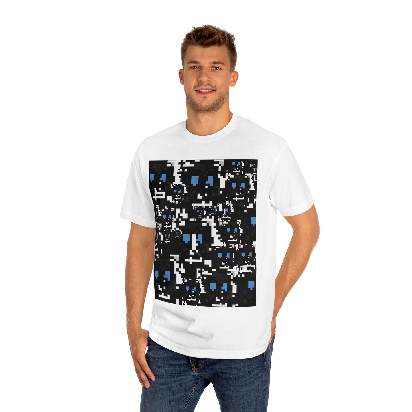 Anti-Surveillance Shirt – Facial Recognition Blocking Design, Privacy Shirt, Blocks Face Detection, Anti-AI Pattern