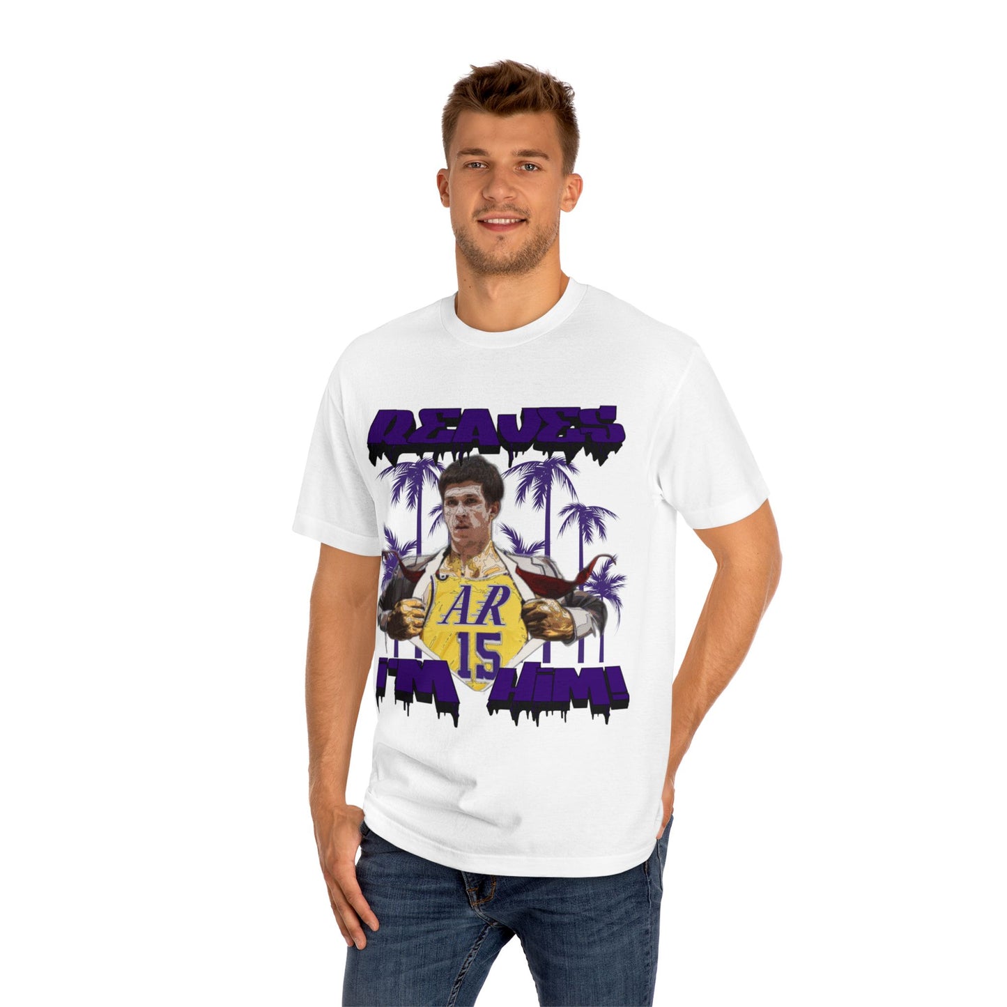 Reaves IM HIM! Classic Tee Gold - Basketball Fan Shirt, Gift for NBA Lovers, Sports Merchandise, Graphic Tee, Streetwear, Los Angeles