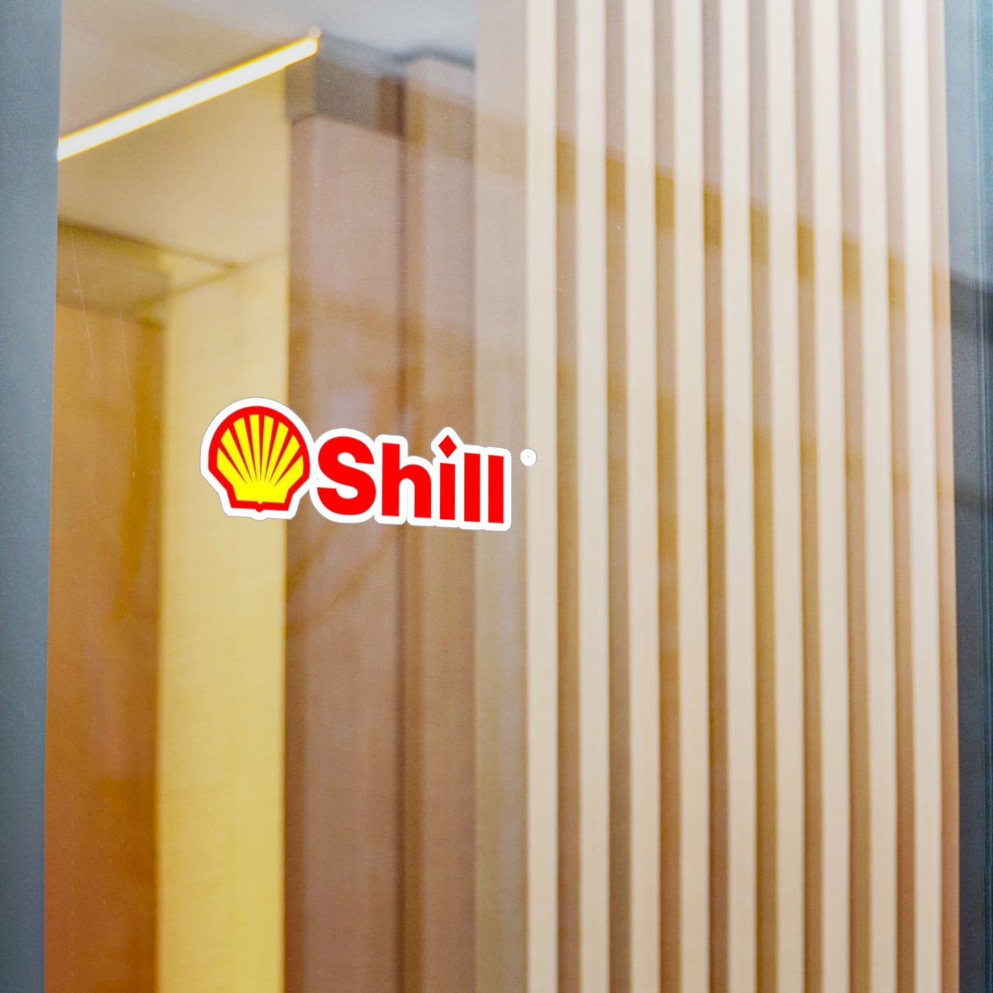Shill Sticker Funny Gas Station Satire Inspired Designs Kiss-Cut Vinyl Decals  Parodies Famous Brands Gifts Spoof Overpriced Gas Monopoly