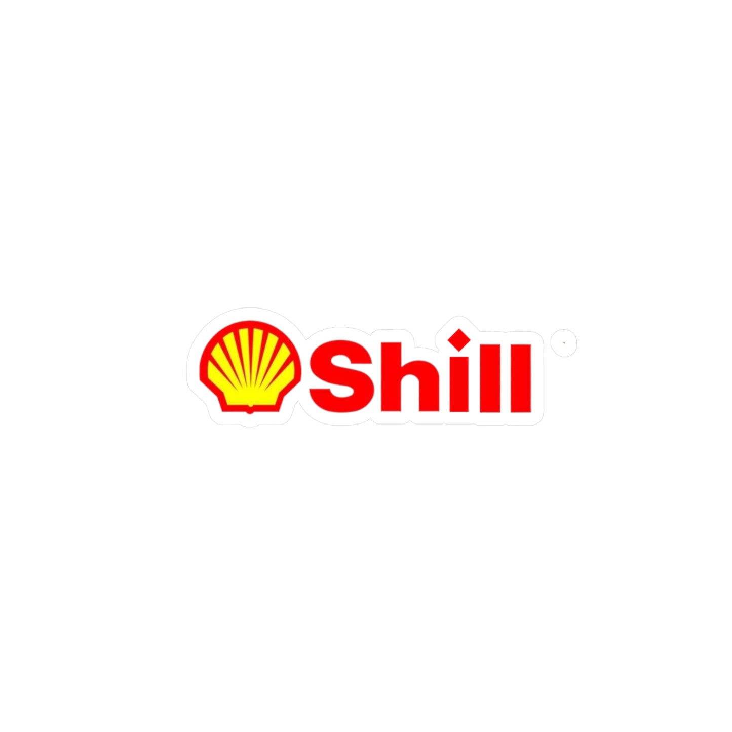 Shill Sticker Funny Gas Station Satire Inspired Designs Kiss-Cut Vinyl Decals  Parodies Famous Brands Gifts Spoof Overpriced Gas Monopoly