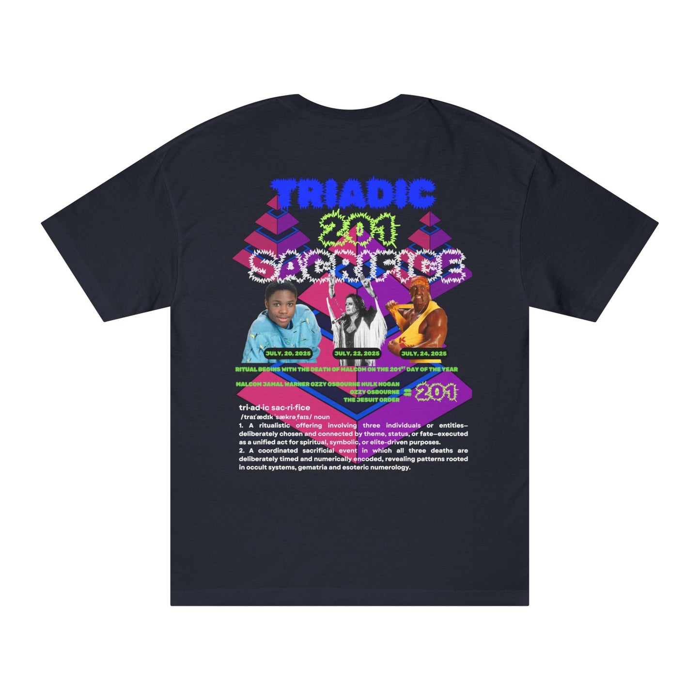 Murder by Numbers Tee- Triadic Sacrifice