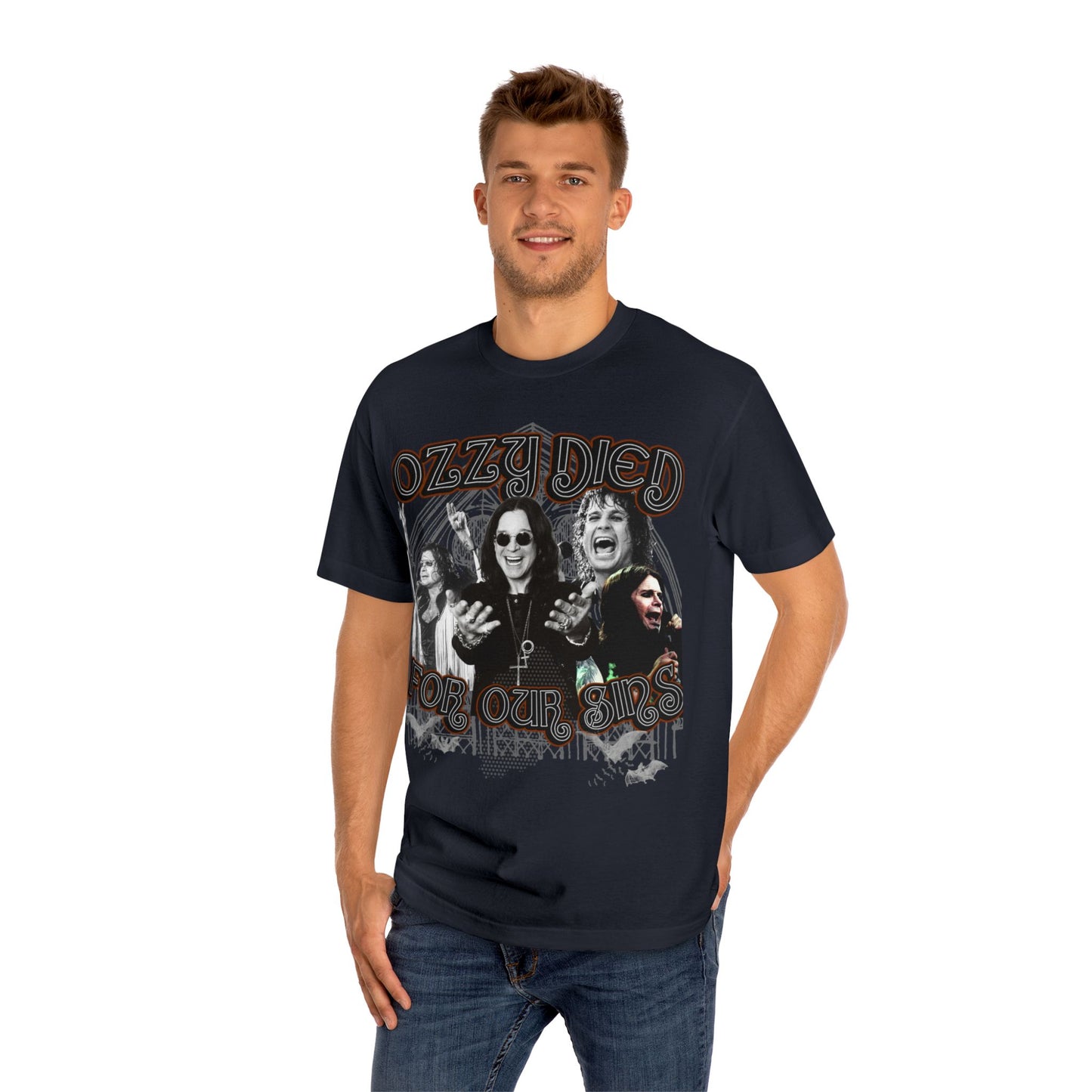 Ozzy Died For Our Sins – Black Heavy Metal Messiah Tee