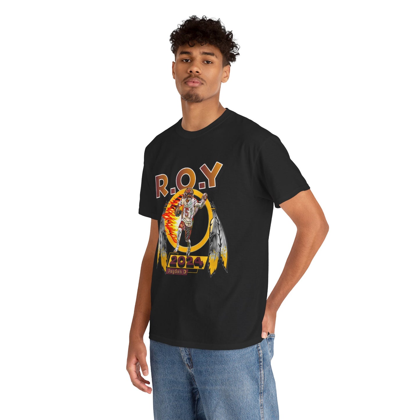 R.O.Y Washington Football qb jayden t-shirt, rookie of the year, washington dc, qb, R.O.Y, district of columbia, the capitol, mvp