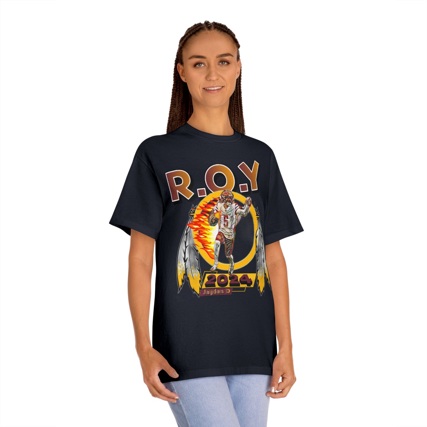 R.O.Y Rookie Of The Year Washington Football qb jayden t-shirt, rookie of the year, washington dc, qb, R.O.Y, district of columbia, the capitol, mvp