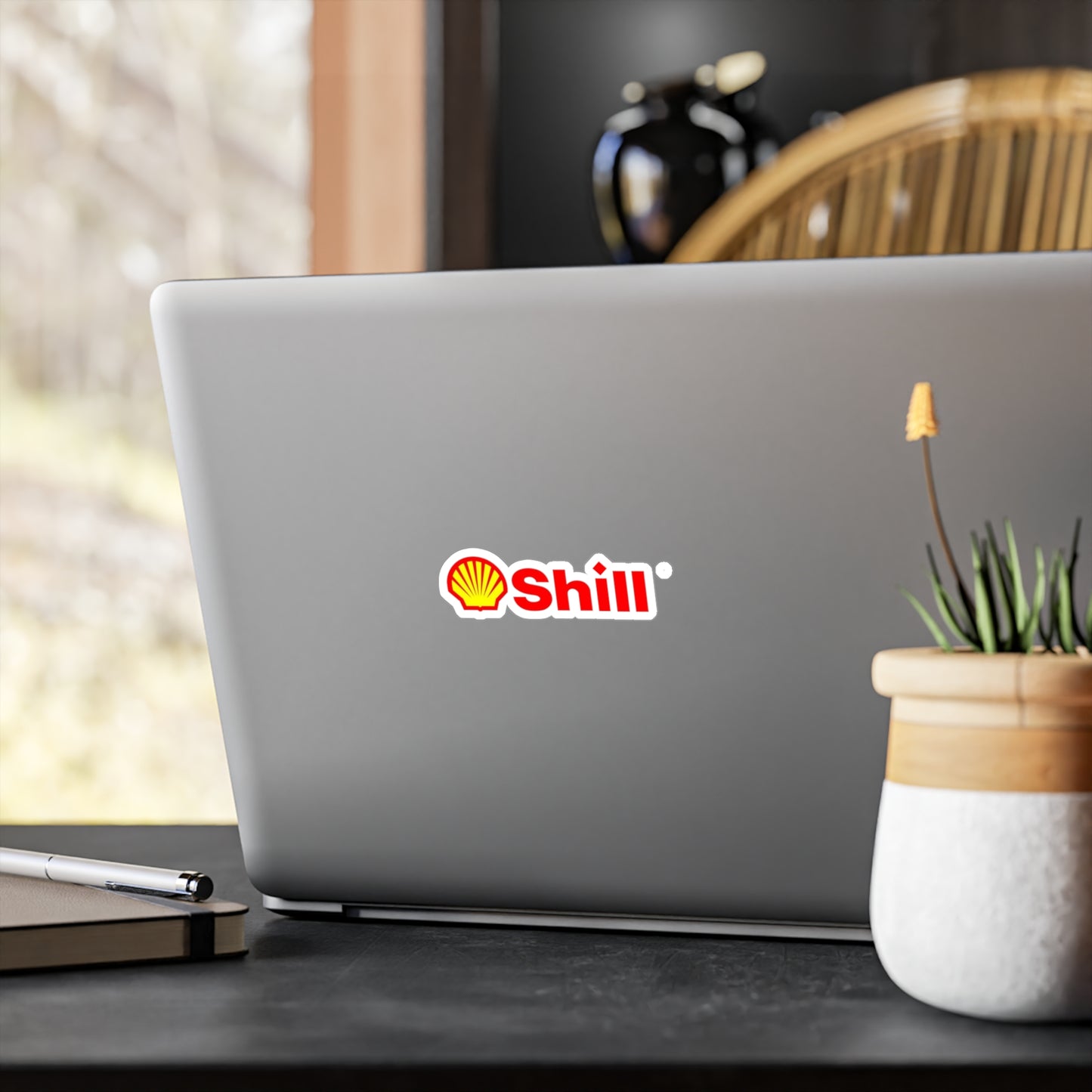 Shill Sticker Funny Gas Station Satire Inspired Designs Kiss-Cut Vinyl Decals  Parodies Famous Brands Gifts Spoof Overpriced Gas Monopoly
