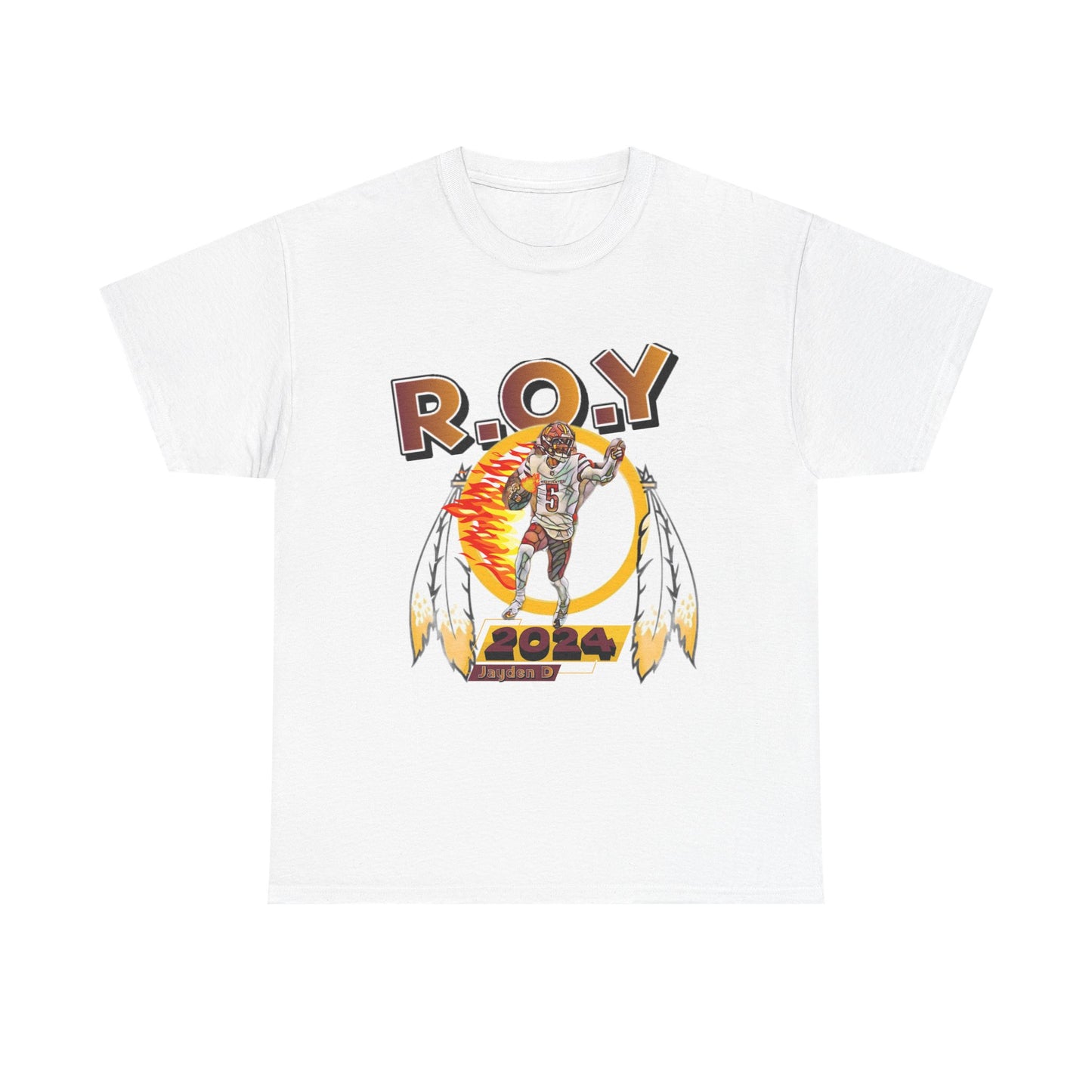 R.O.Y Washington Football qb jayden t-shirt, rookie of the year, washington dc, qb, R.O.Y, district of columbia, the capitol, mvp