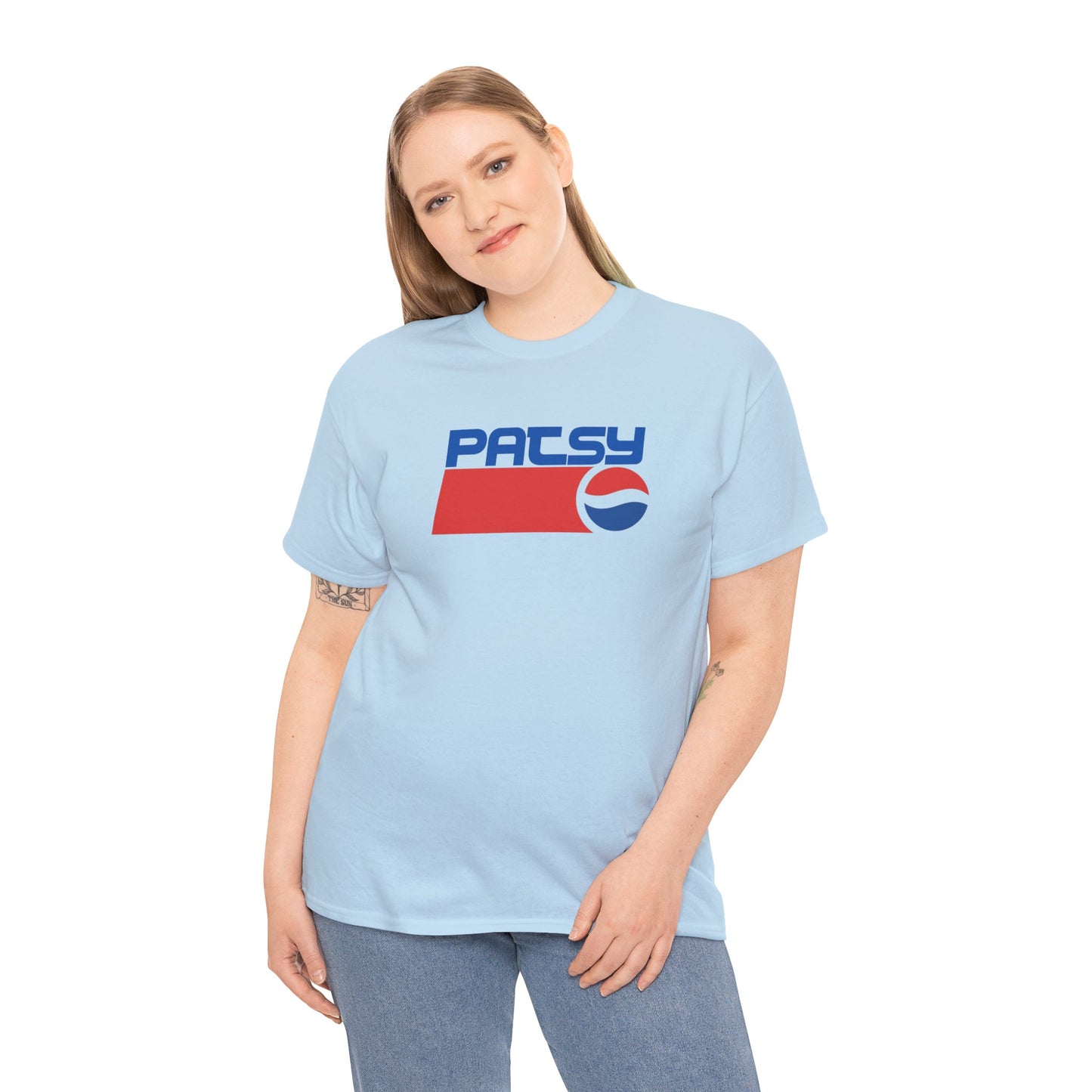 Patsy Parodies Famous Brands Unisex Gift 100% Cotton Humorous T-Shirt Spoof Ware Soda Pepsi Scam Sugar Beverages Pop Liquid Death Cola Syrup