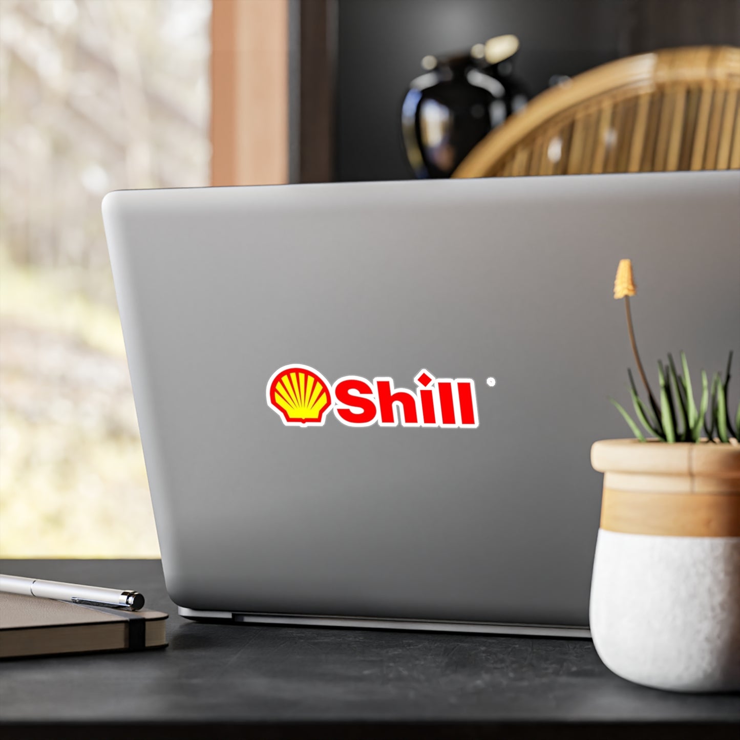 Shill Sticker Funny Gas Station Satire Inspired Designs Kiss-Cut Vinyl Decals  Parodies Famous Brands Gifts Spoof Overpriced Gas Monopoly